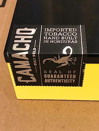 Camacho Empty Cedar Wood Cigar Box