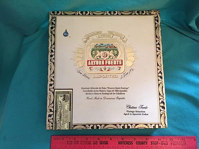 Compatible with Vintage Arturo Fuente Chateau Fuente Natural Wooden Cigar