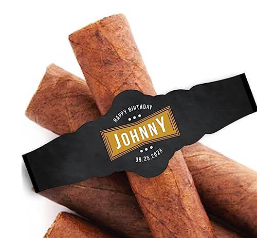 Custom Birthday Cigar Labels