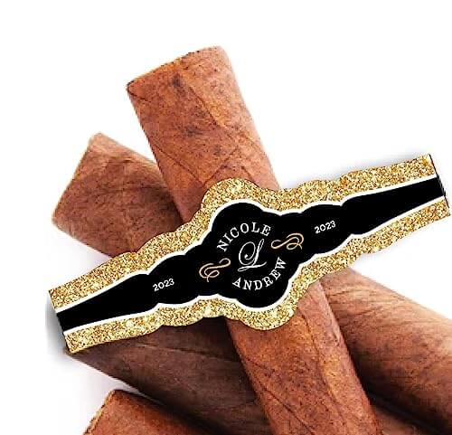 Custom Wedding Cigar Labels