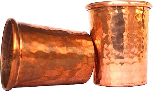 De Kulture Handmade Pure Solid Copper Shot Glass Tumbler Drinkware