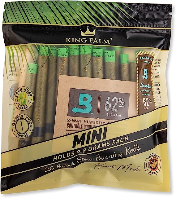 King Palm Mini Size Natural Pre Wrap Palm Leafs
