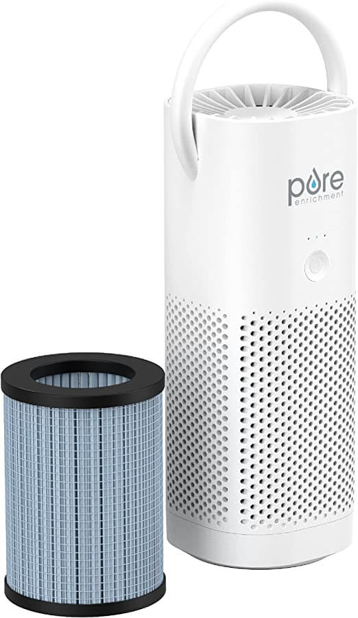 Pure Enrichment PureZone Mini Portable Air Purifier and Filter Bundle