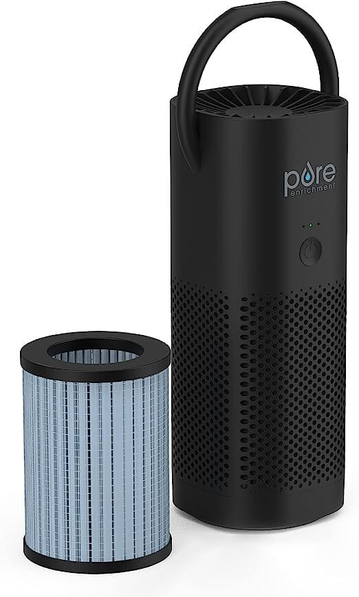 Pure Enrichment PureZone Mini Portable Air Purifier and Filter Bundle