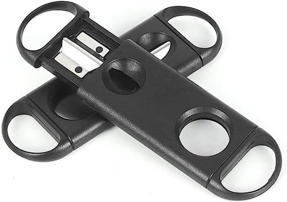 10 Pack Black Plastic Guillotine Stainless Steel Blade V-Cut