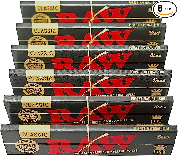 RAW Classic Black King Size Slim